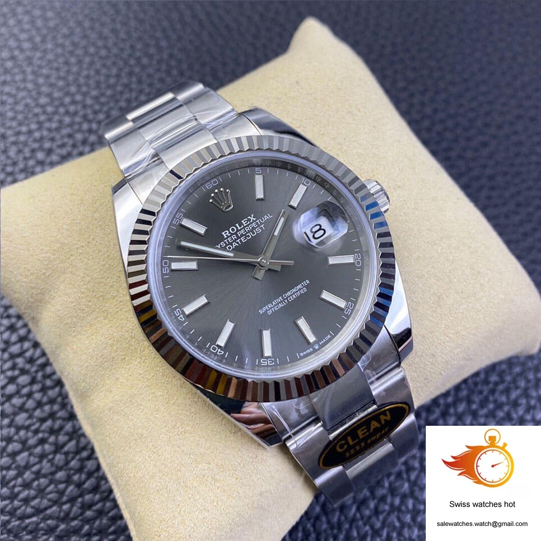 Rolex Datejust M126334-0013 Clean Factory Grey Dial 2 Rolex Datejust M126334-0013 Clean Factory Grey Dial 2