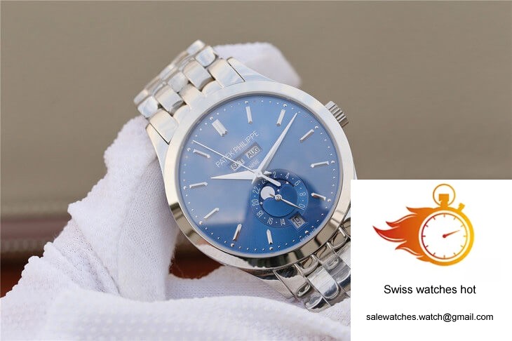 Patek Philippe Complications 5396/1G-001 KM Factory Steel Strap Blue Dial 2 Patek Philippe Complications 5396/1G-001 KM Factory Steel Strap Blue Dial 2