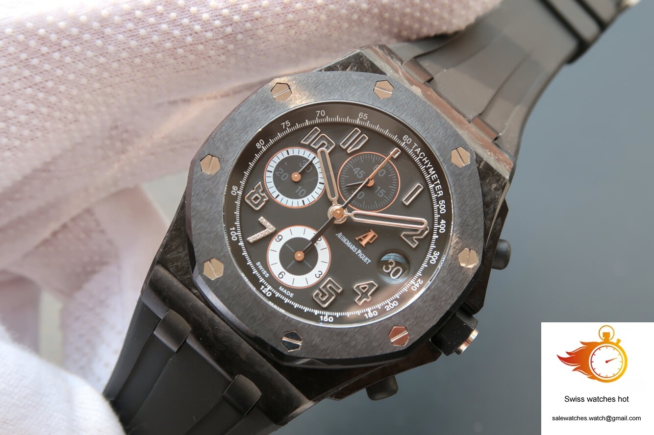 Audemars Piguet Royal Oak Offshore 26205AU.OO.D002CR.01 JF Factory Black Dial 2 Audemars Piguet Royal Oak Offshore 26205AU.OO.D002CR.01 JF Factory Black Dial 2