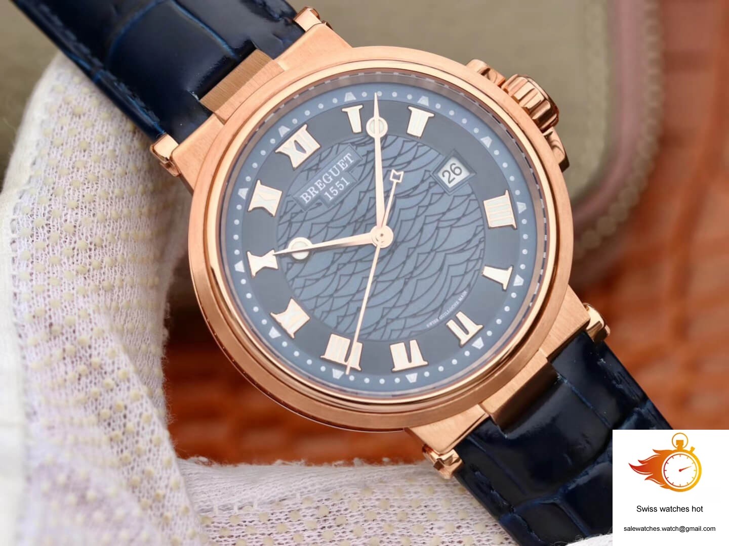 Breguet Marine 5517 V9 Factory Rose Gold Blue Dial 2 Breguet Marine 5517 V9 Factory Rose Gold Blue Dial 2