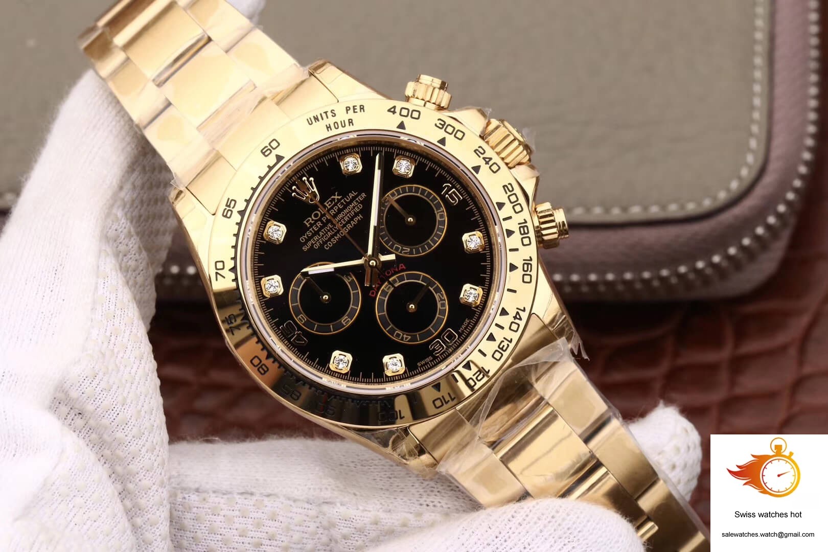 Rolex Daytona Cosmograph M116508-0008 JH Factory Diamonds Black Dial 2 Rolex Daytona Cosmograph M116508-0008 JH Factory Diamonds Black Dial 2