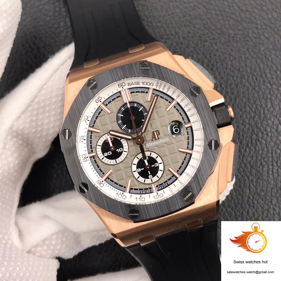 Audemars Piguet Royal Oak Offshore 26416RO.OO.A002CA.01 JF Factory V2 Grey Dial 2 Audemars Piguet Royal Oak Offshore 26416RO.OO.A002CA.01 JF Factory V2 Grey Dial 2