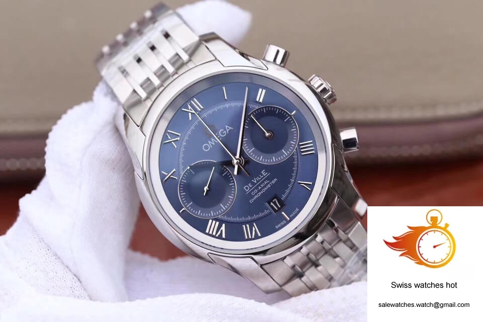 Omega De Ville 431.10.42.51.03.001 OM Factory Blue Dial 2 Omega De Ville 431.10.42.51.03.001 OM Factory Blue Dial 2