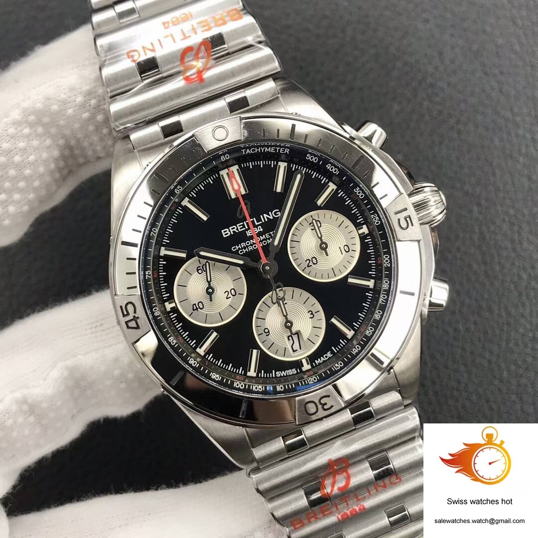 Breitling Chronomat AB0134101B1A1 GF Factory Black Dial 2 Breitling Chronomat AB0134101B1A1 GF Factory Black Dial 2