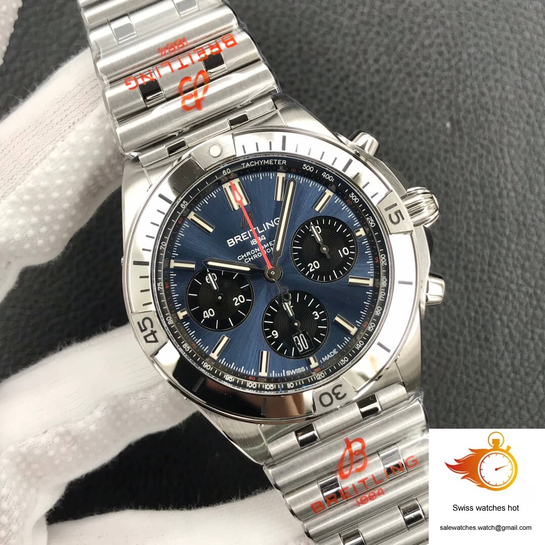 Breitling Chronomat AB0134101C1A1 GF Factory Blue Dial 2 Breitling Chronomat AB0134101C1A1 GF Factory Blue Dial 2