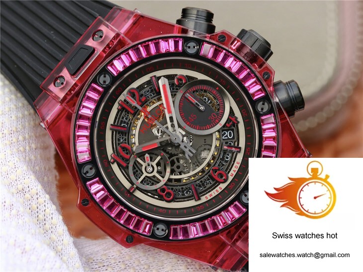 Hublot Big Bang 411.JX.4802.RT Red Case Black Strap 2 Hublot Big Bang 411.JX.4802.RT Red Case Black Strap 2