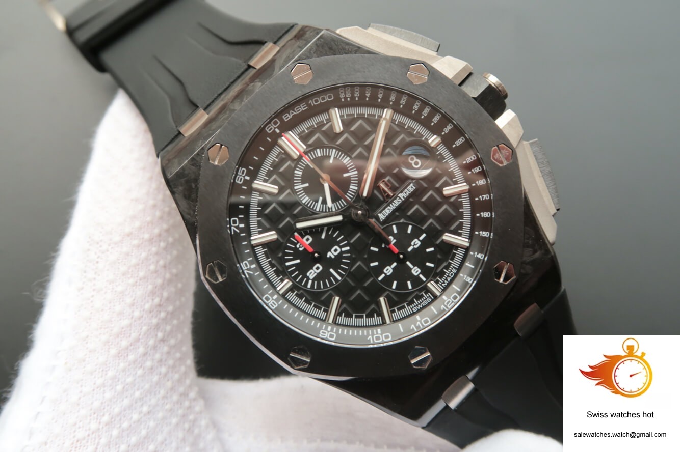 Audemars Piguet Royal Oak Offshore 26400AU.OO.A002CA.01 JF Factory Black Dial 2 Audemars Piguet Royal Oak Offshore 26400AU.OO.A002CA.01 JF Factory Black Dial 2