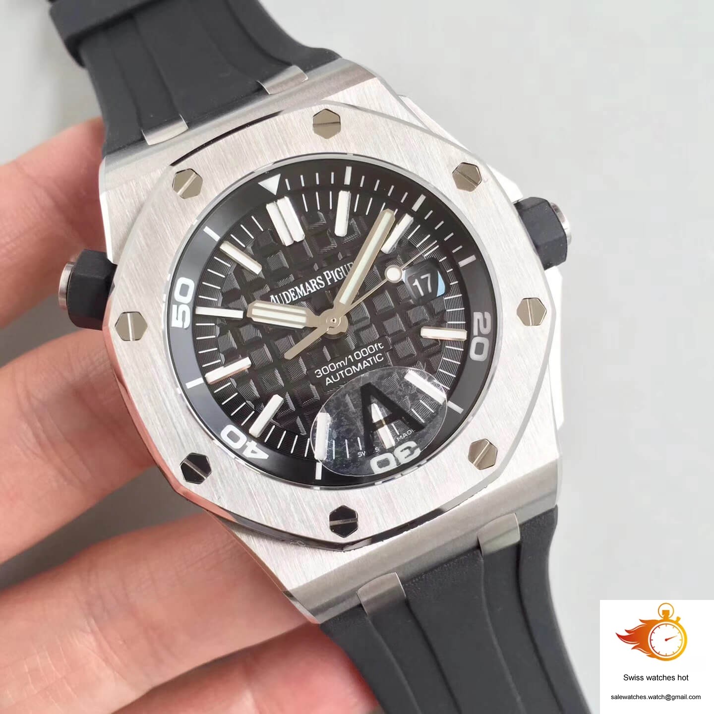 Audemars Piguet Royal Oak Offshore 15703 JF Factory V10 Black Dial 2 Audemars Piguet Royal Oak Offshore 15703 JF Factory V10 Black Dial 2