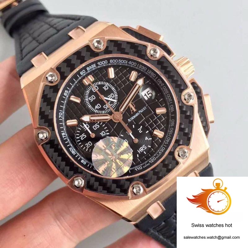 Audemars Piguet Royal Oak Offshore Juan Pablo Montoya 26030RO.00.D001IN.01 JF Factory V2 Black Dial 2 Audemars Piguet Royal Oak Offshore Juan Pablo Montoya 26030RO.00.D001IN.01 JF Factory V2 Black Dial 2