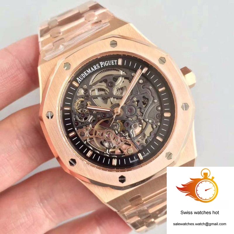 Audemars Piguet Royal Oak 15407OR.OO.1220OR.01 JF Factory Skeleton Dial 2 Audemars Piguet Royal Oak 15407OR.OO.1220OR.01 JF Factory Skeleton Dial 2
