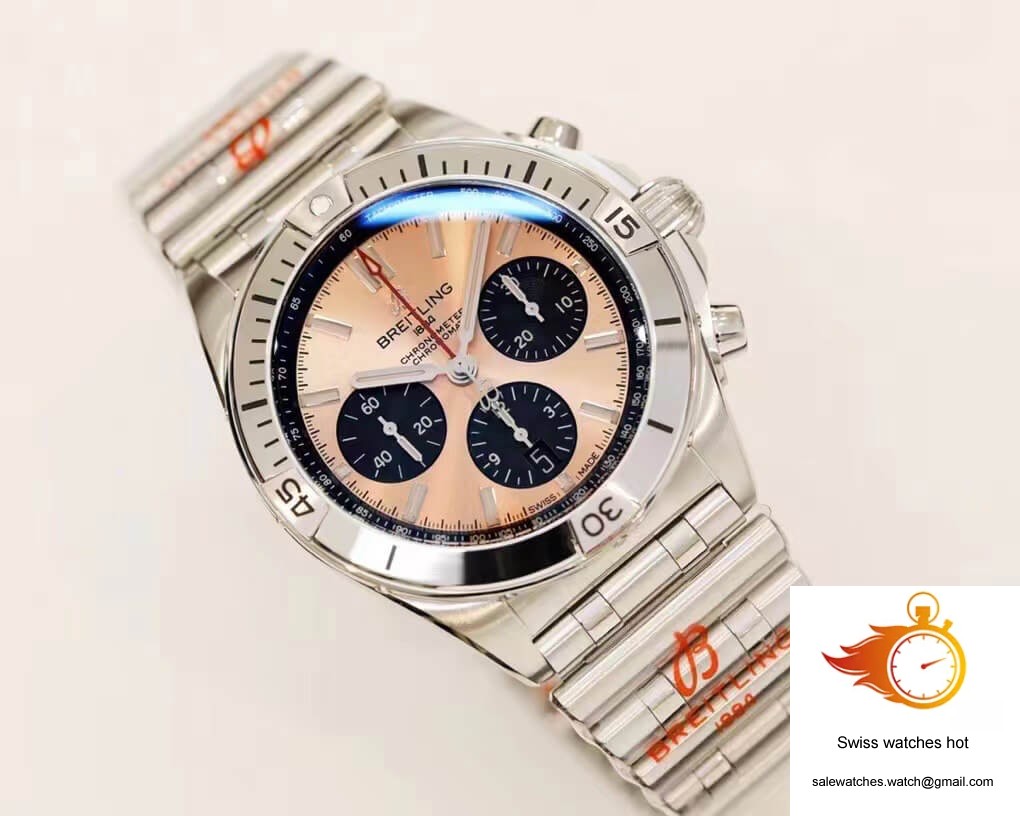 Breitling Chronomat AB0134101K1A1 GF Factory Rose Gold Dial 2 Breitling Chronomat AB0134101K1A1 GF Factory Rose Gold Dial 2