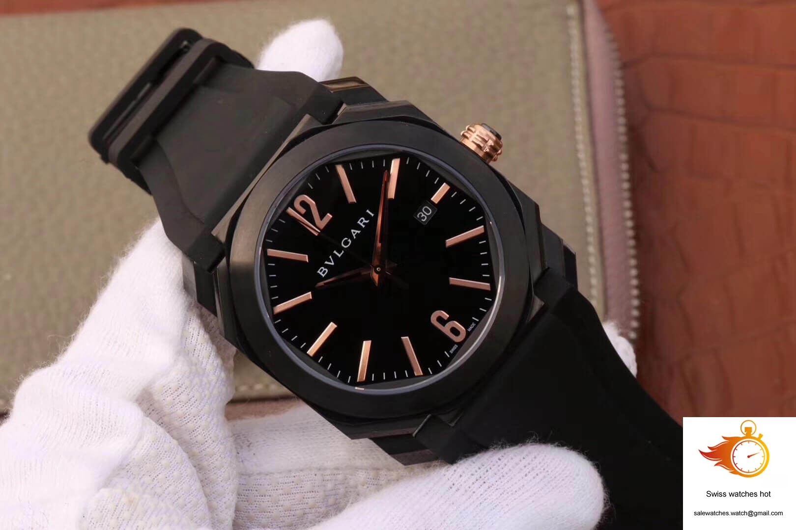 Bvlgari Octo 102581 BGO41BBSVD Black Dial 2 Bvlgari Octo 102581 BGO41BBSVD Black Dial 2