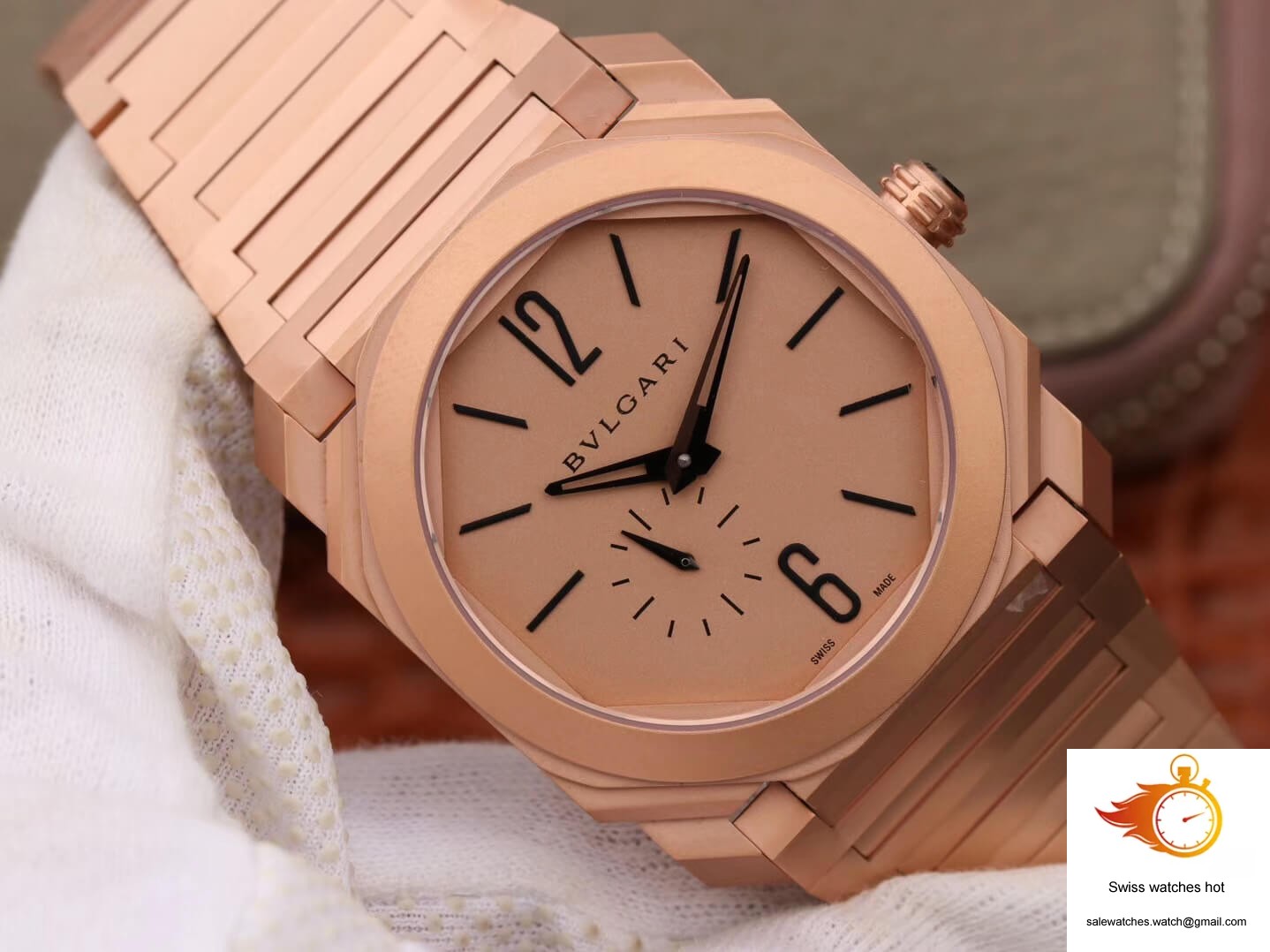 Bvlgari Octo Finissimo 102912 BV Factory Rose Gold Dial 2 Bvlgari Octo Finissimo 102912 BV Factory Rose Gold Dial 2