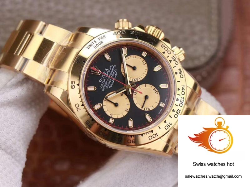 Rolex Daytona M116508-0009 Noob Factory Black Dial 4130 Movement 2 Rolex Daytona M116508-0009 Noob Factory Black Dial 4130 Movement 2