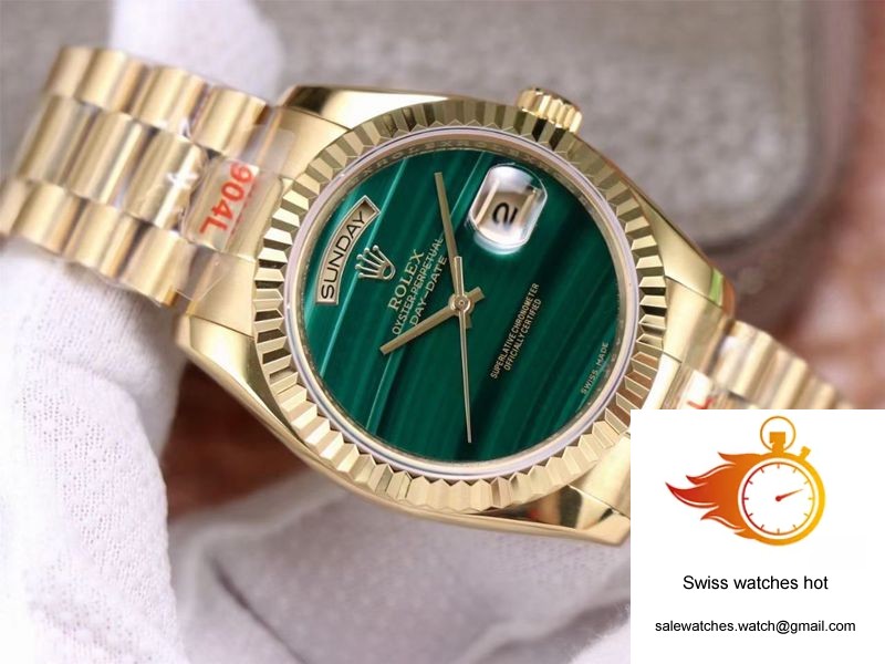Rolex Day Date President 18238 Malachite Green Dial 2 Rolex Day Date President 18238 Malachite Green Dial 2