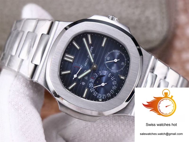 Patek Philippe Nautilus 5712/1A-001 PF Factory Blue Dial Steel Strap 2 Patek Philippe Nautilus 5712/1A-001 PF Factory Blue Dial Steel Strap 2