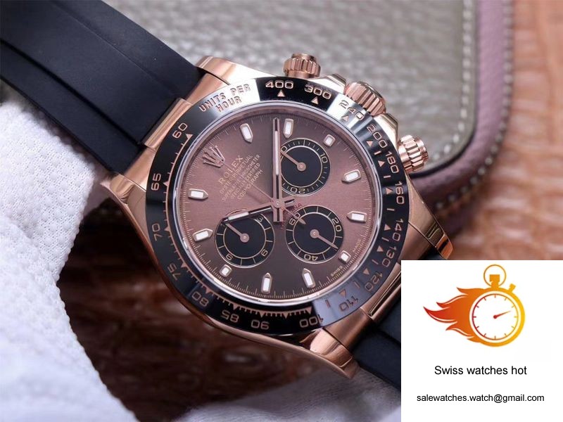 Rolex Daytona M116515LN-0041 Noob Factory Chocolate Dial 4130 Movement 2 Rolex Daytona M116515LN-0041 Noob Factory Chocolate Dial 4130 Movement 2