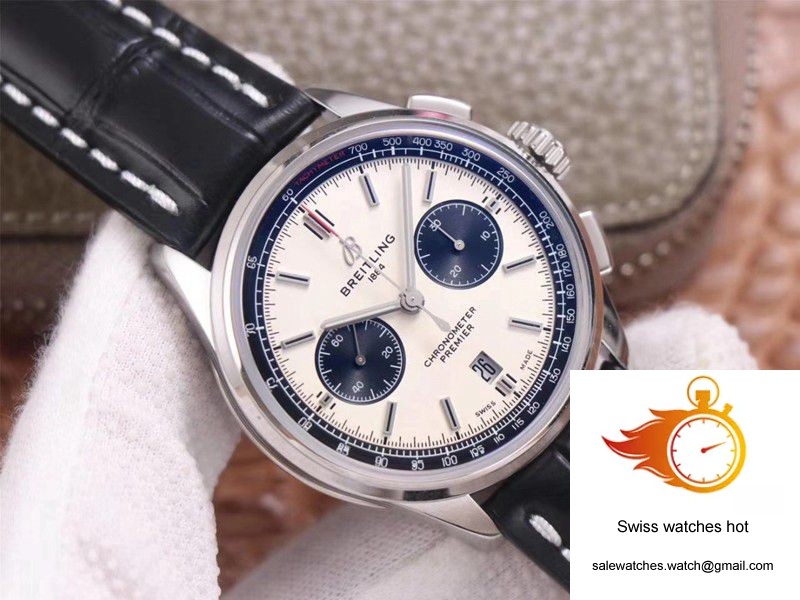 Breitling PREMIER B01 Chronograph AB0118221G1P1 GF Factory Silver Dial 2 Breitling PREMIER B01 Chronograph AB0118221G1P1 GF Factory Silver Dial 2