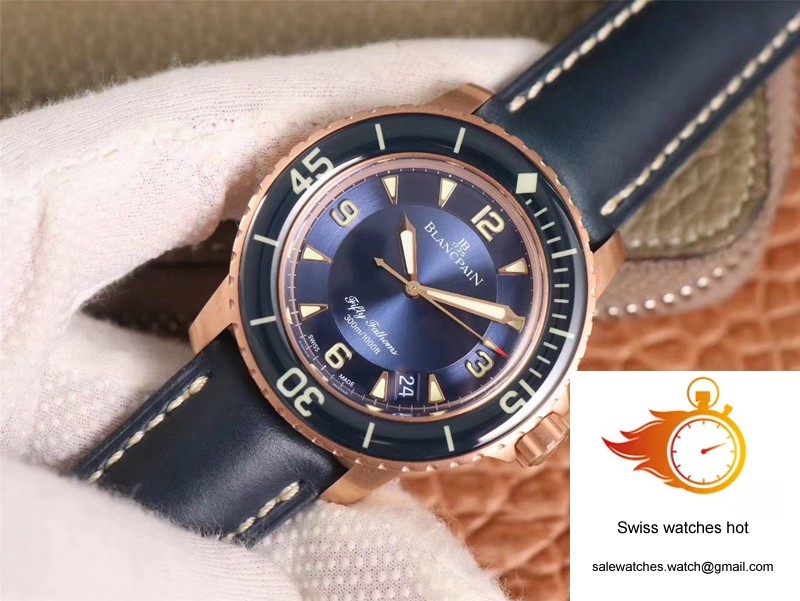 Blancpain Fifty Fathoms 5015-3603C-63B ZF Factory Blue Dial 2 Blancpain Fifty Fathoms 5015-3603C-63B ZF Factory Blue Dial 2