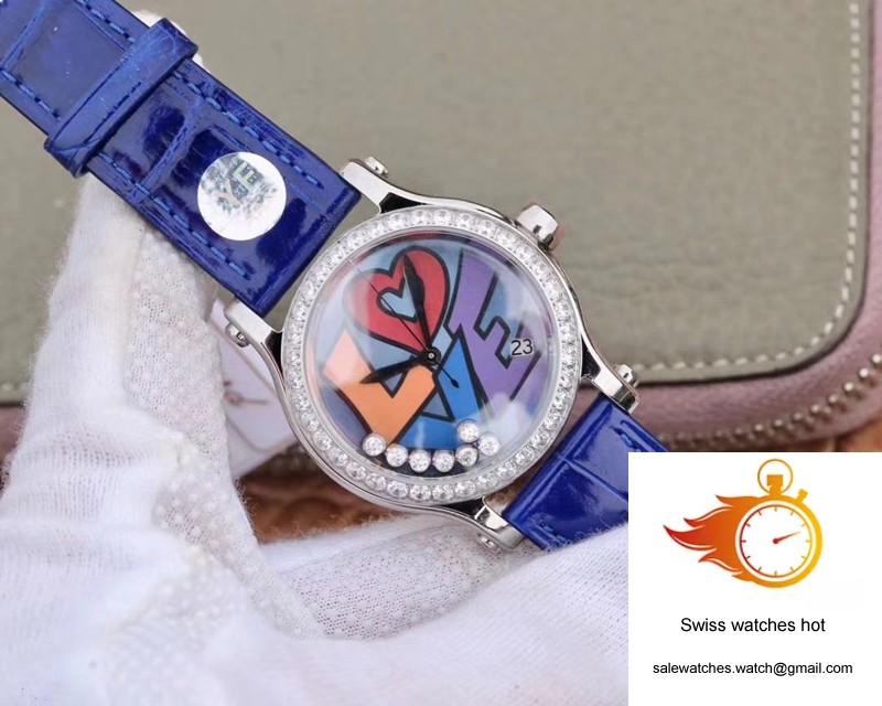 Chopard Happy Diamonds Happy Love 278559-3020 YF Factory Blue Mother Pearl Dial 2 Chopard Happy Diamonds Happy Love 278559-3020 YF Factory Blue Mother Pearl Dial 2