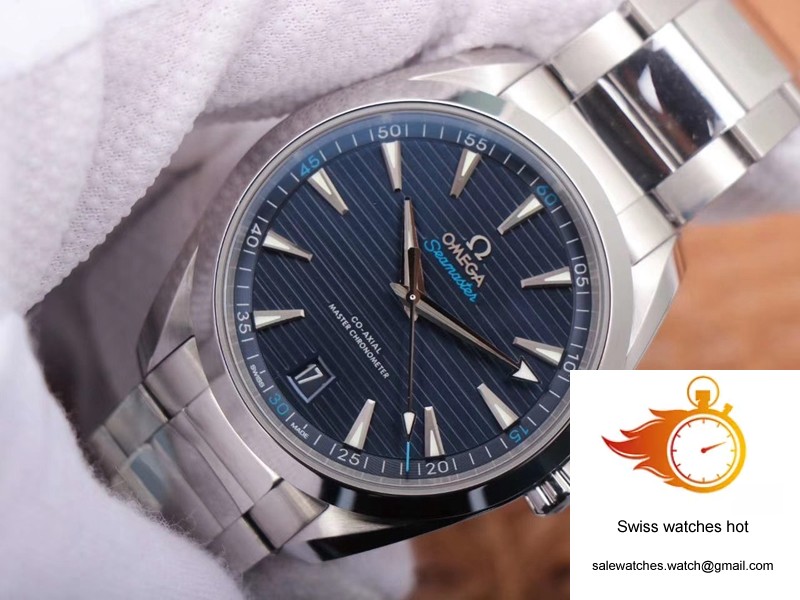 Omega Seamaster 220.10.41.21.03.001 VS Factory Blue Dial 2 Omega Seamaster 220.10.41.21.03.001 VS Factory Blue Dial 2