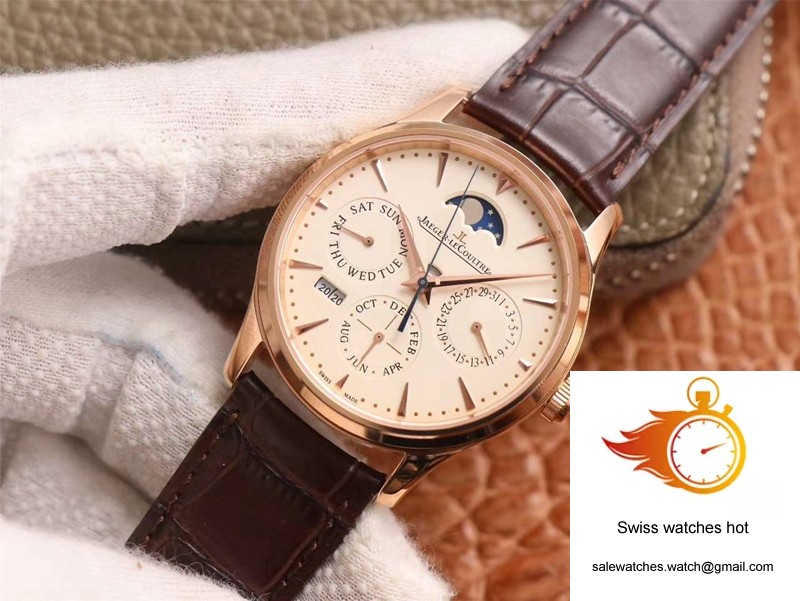 Jaeger-LeCoultre Master Ultra Thin Moon Perpetual Calendar 1302520 V9 Factory Rose Gold Case 2 Jaeger-LeCoultre Master Ultra Thin Moon Perpetual Calendar 1302520 V9 Factory Rose Gold Case 2