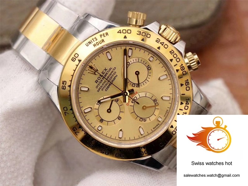 Rolex Daytona Cosmograph m116503-0003 Noob Factory Gold Dial 2 Rolex Daytona Cosmograph m116503-0003 Noob Factory Gold Dial 2