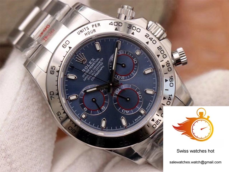 Rolex Daytona Cosmograph 116509-78599 Noob Factory Blue Dial 2 Rolex Daytona Cosmograph 116509-78599 Noob Factory Blue Dial 2