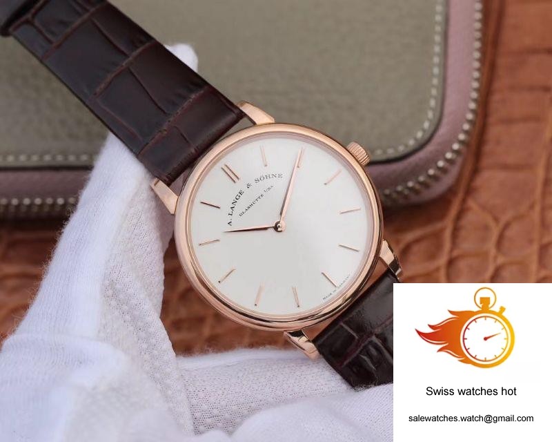 A. Lange & Sohne Saxonia Thin Pink Gold 201.033 SV Factory 2 A. Lange & Sohne Saxonia Thin Pink Gold 201.033 SV Factory 2