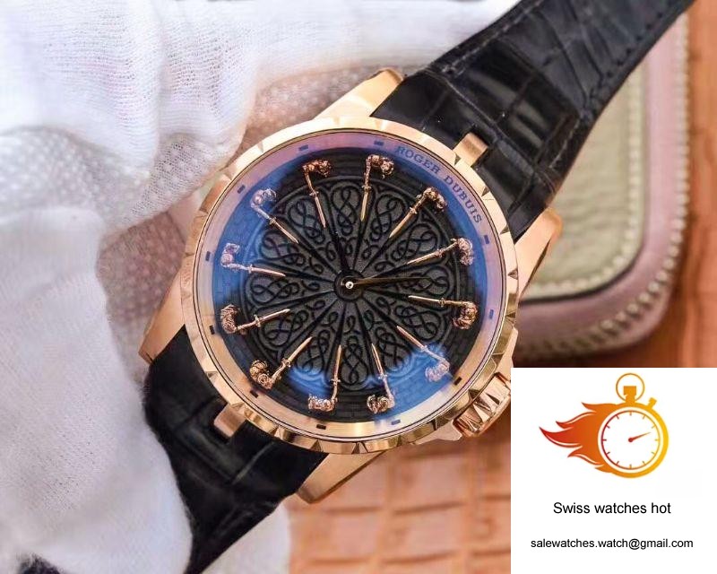 ZF Factory Roger Dubuis Excalibur Knights Of The Round Table II RDDBEX0511 Rose Gold 2 ZF Factory Roger Dubuis Excalibur Knights Of The Round Table II RDDBEX0511 Rose Gold 2