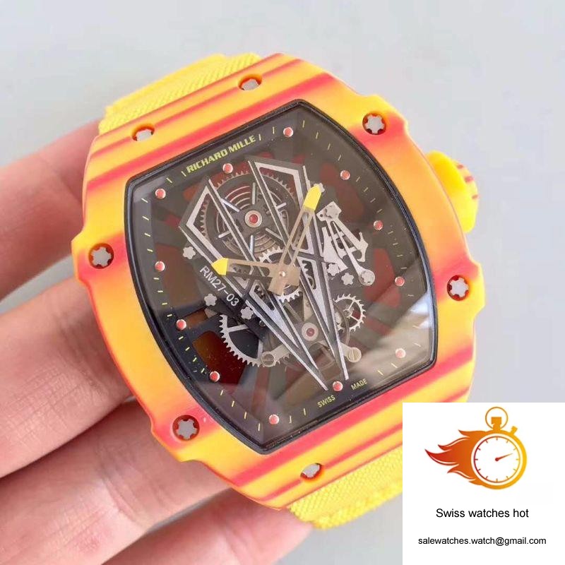 Richard Mille RM27-03 Rafael Nadal KV Factory Black Skeleton Dial 2 Richard Mille RM27-03 Rafael Nadal KV Factory Black Skeleton Dial 2