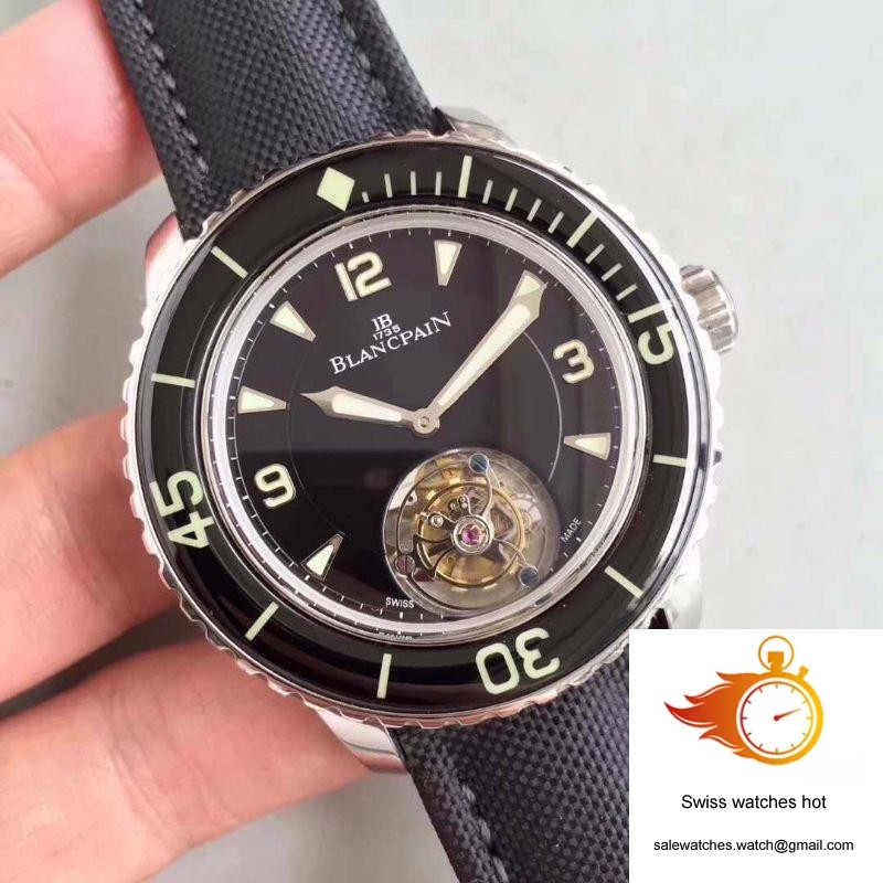 Blancpain Fifty Fathoms Tourbillon JB Factory Black Dial 2 Blancpain Fifty Fathoms Tourbillon JB Factory Black Dial 2