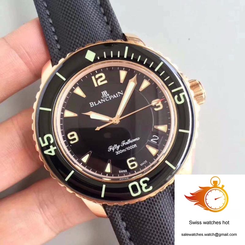 Blancpain Fifty Fathoms 5015-3630-52 ZF Factory Black Dial 2 Blancpain Fifty Fathoms 5015-3630-52 ZF Factory Black Dial 2