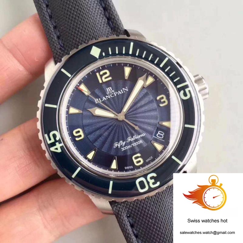 Blancpain Fifty Fathoms 5015D-1140-52B ZF Factory Blue Dial 2 Blancpain Fifty Fathoms 5015D-1140-52B ZF Factory Blue Dial 2