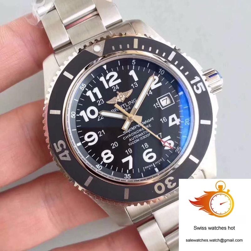 Breitling Superocean II 44MM A17392D7/BD68/162A GF Factory Deep Blue Dial 2 Breitling Superocean II 44MM A17392D7/BD68/162A GF Factory Deep Blue Dial 2