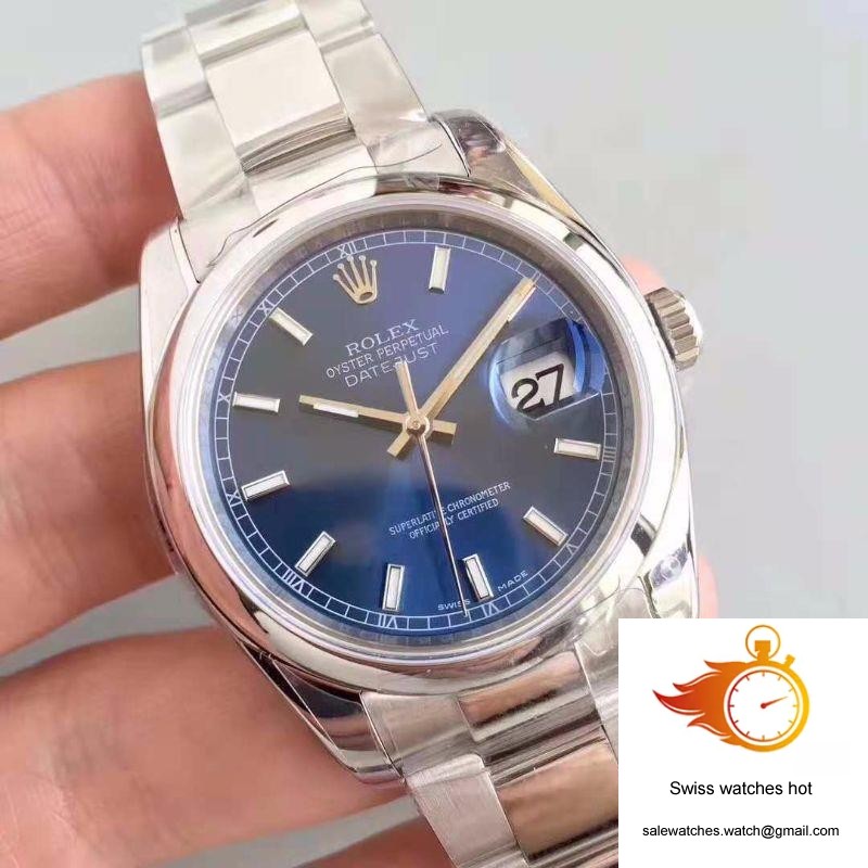 Rolex Datejust 116200 36MM AR Factory Blue Dial 2 Rolex Datejust 116200 36MM AR Factory Blue Dial 2