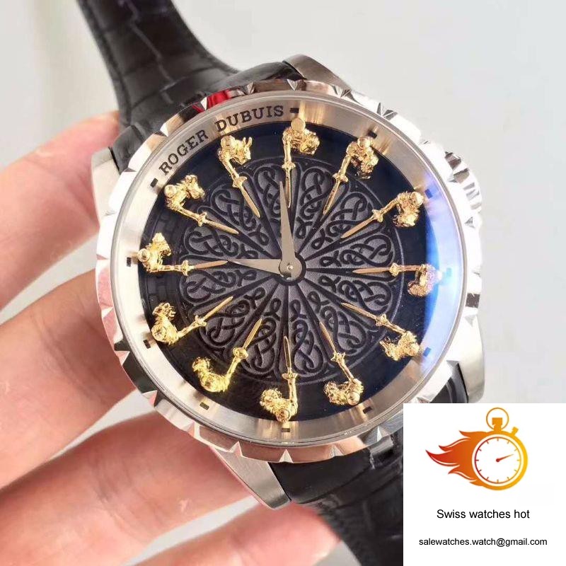 Roger Dubuis Excalibur Knights Of The Round Table II RDDBEX0495 Black Dial 2 Roger Dubuis Excalibur Knights Of The Round Table II RDDBEX0495 Black Dial 2