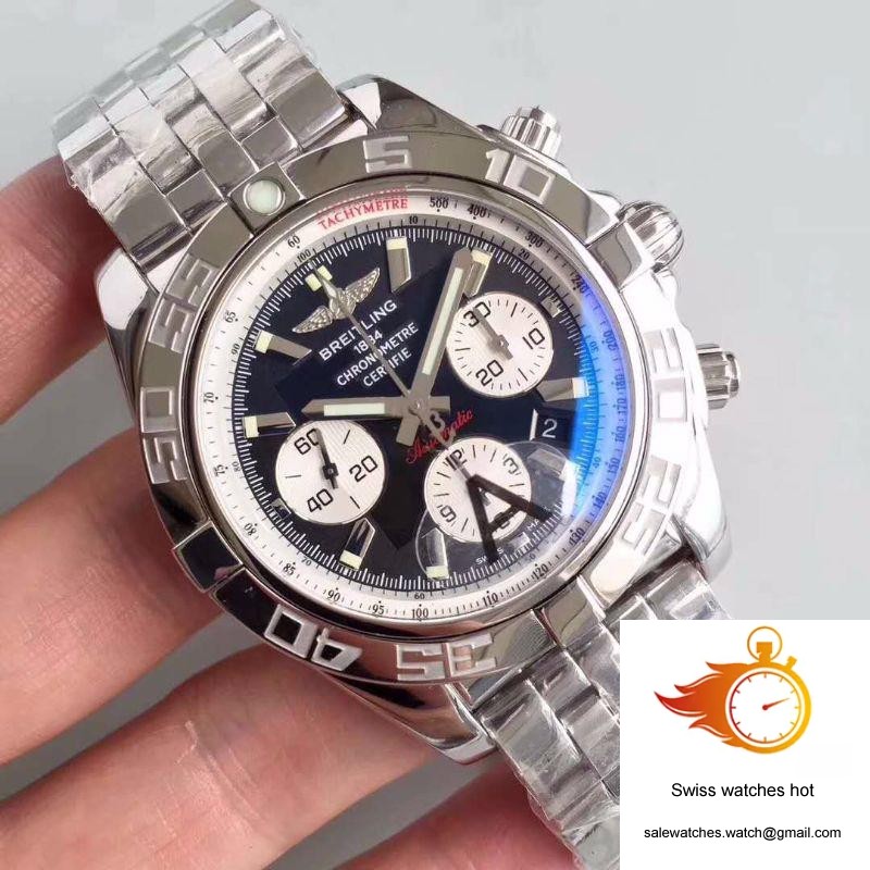Breitling Chronomat 44MM AB011012/B967/375A GF Factory Dark Blue Dial 2 Breitling Chronomat 44MM AB011012/B967/375A GF Factory Dark Blue Dial 2