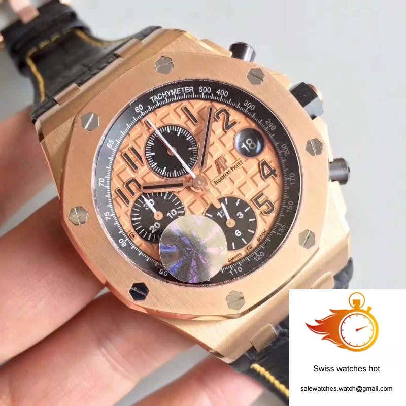 Audemars Piguet Royal Oak Offshore 26470OR.OO.A002CR.01 JF Factory V2 Gold Dial 2 Audemars Piguet Royal Oak Offshore 26470OR.OO.A002CR.01 JF Factory V2 Gold Dial 2