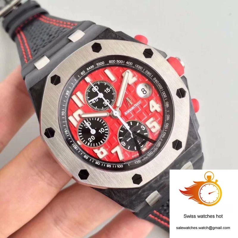 Audemars Piguet Royal Oak Offshore Singapore GP F1 26190OS.OO.D003CU.01 JF Factory Red Dial 2 Audemars Piguet Royal Oak Offshore Singapore GP F1 26190OS.OO.D003CU.01 JF Factory Red Dial 2