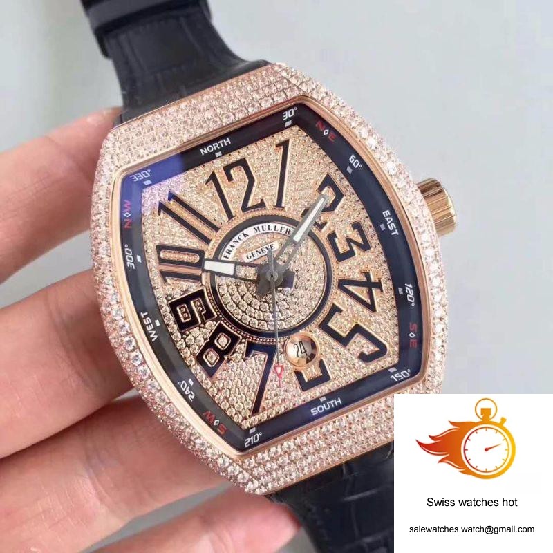 Franck Muller 8880 SC DT Rose Gold Diamond Dial 2 Franck Muller 8880 SC DT Rose Gold Diamond Dial 2