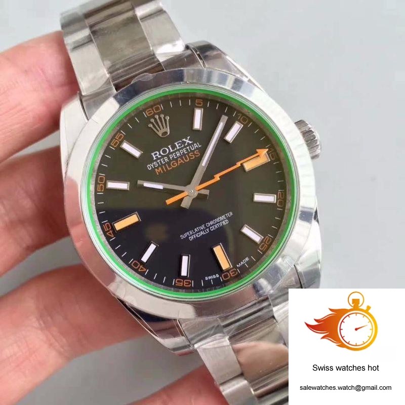 Rolex Milgauss 116400GV AR Factory Black Dial 2 Rolex Milgauss 116400GV AR Factory Black Dial 2