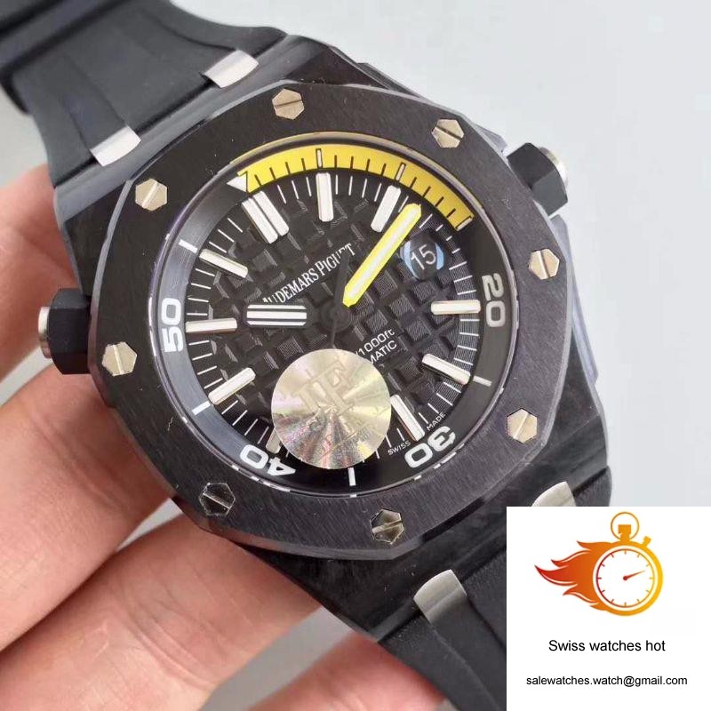 Audemars Piguet Royal Oak Offshore Diver 15706 JF Factory Black Dial 2 Audemars Piguet Royal Oak Offshore Diver 15706 JF Factory Black Dial 2