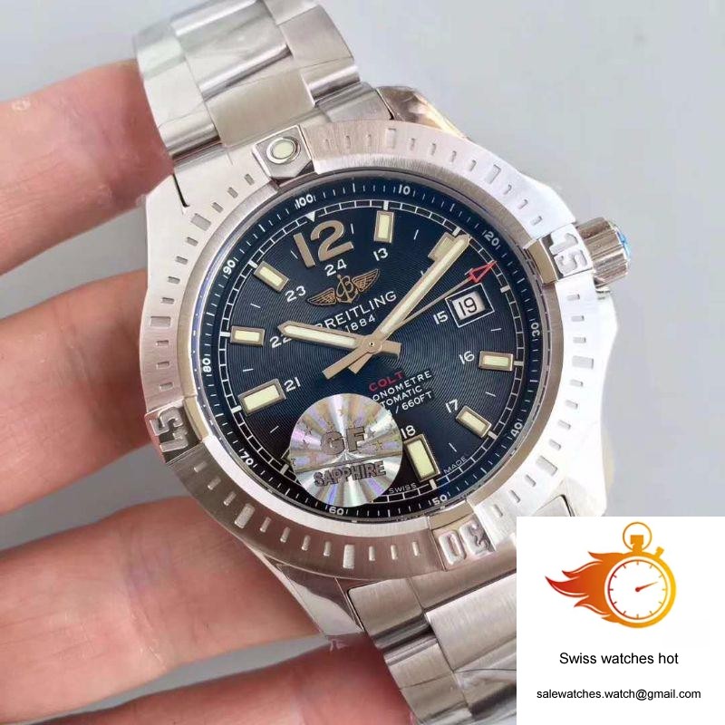 Breitling Colt Automatic 44MM A1738811-BD44-173A GF Factory Black Dial 2 Breitling Colt Automatic 44MM A1738811-BD44-173A GF Factory Black Dial 2
