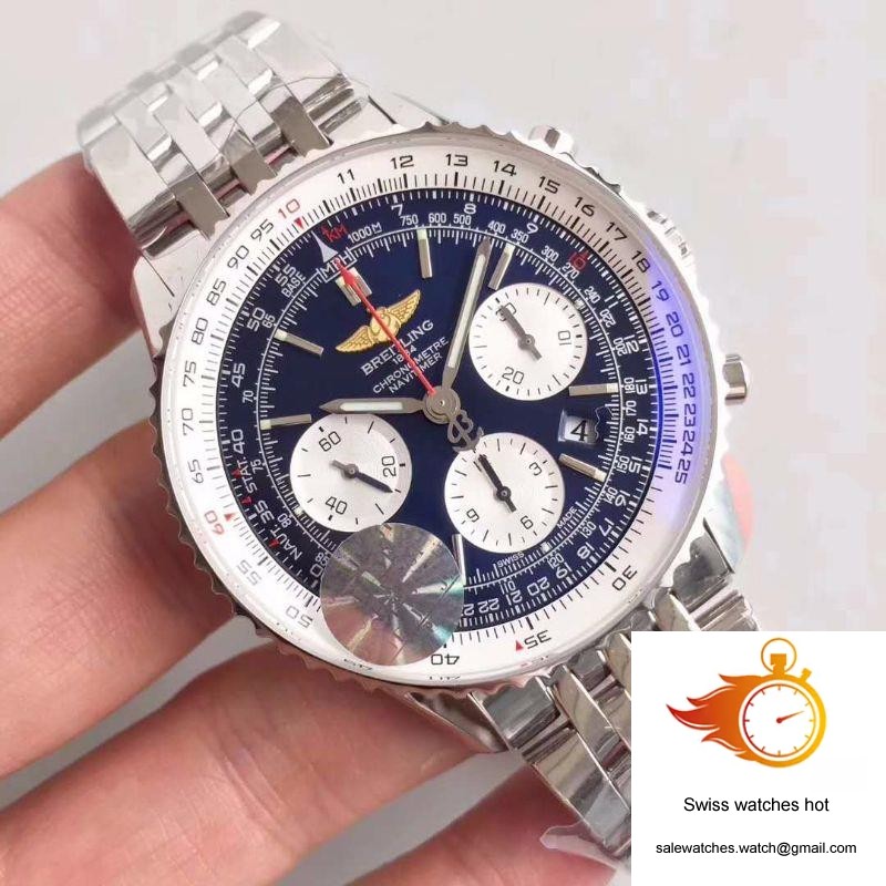 Breitling Navitimer 01 AB012012/BB01/447A JF Factory Blue Dial 2 Breitling Navitimer 01 AB012012/BB01/447A JF Factory Blue Dial 2