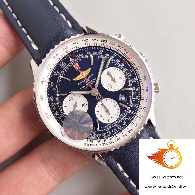 Breitling Navitimer 01 AB012012/BB01/437X/A20BA.1 JF Factory Blue Dial 2 Breitling Navitimer 01 AB012012/BB01/437X/A20BA.1 JF Factory Blue Dial 2