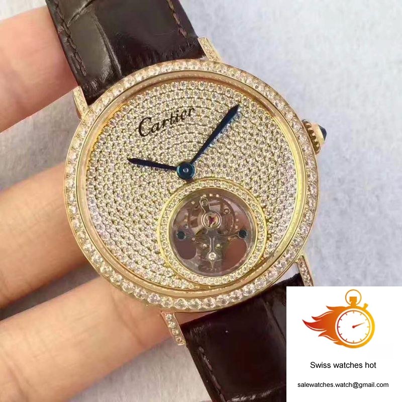 Cartier Rotonde Tourbillon Diamonds Dial 2 Cartier Rotonde Tourbillon Diamonds Dial 2