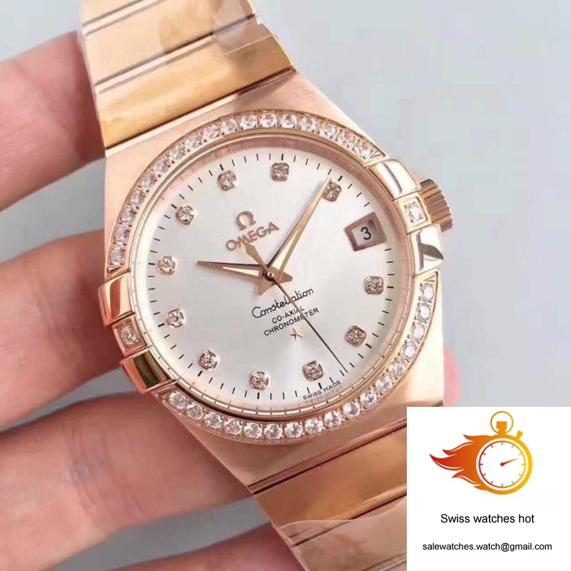 Omega Constellation 123.25.38.21.52.001 38MM 3S Factory Rhodium Dial 2 Omega Constellation 123.25.38.21.52.001 38MM 3S Factory Rhodium Dial 2