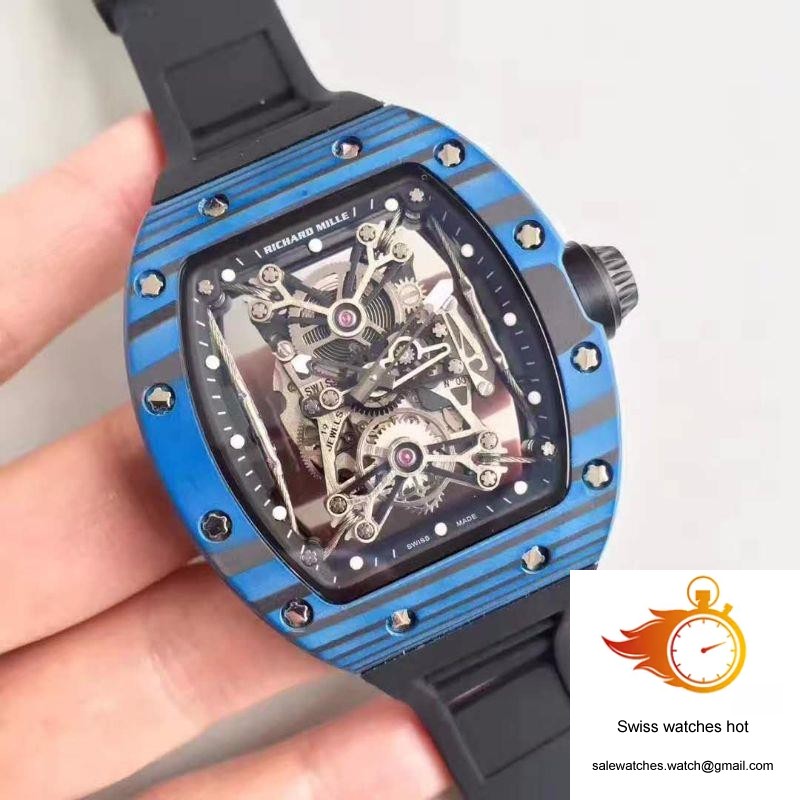 Richard Mille RM50-27-01 NTPT Blue Forged Carbon Skeleton Dial 2 Richard Mille RM50-27-01 NTPT Blue Forged Carbon Skeleton Dial 2