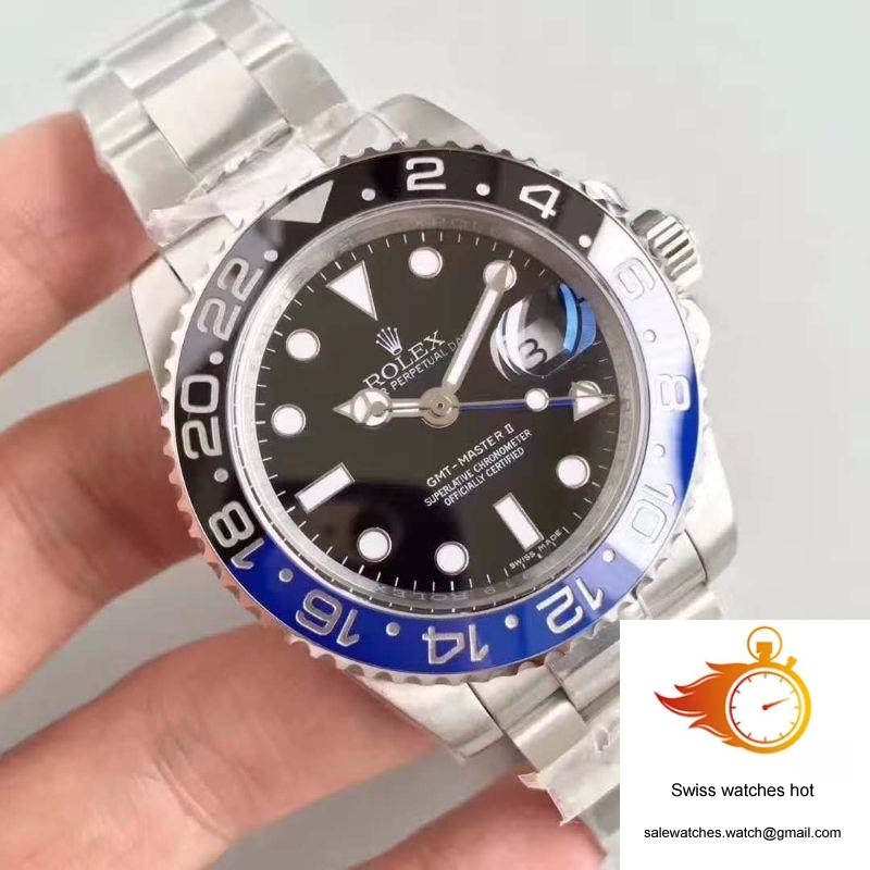 Rolex GMT Master II 116710BLNR Noob Factory V8 Black Dial 2 Rolex GMT Master II 116710BLNR Noob Factory V8 Black Dial 2